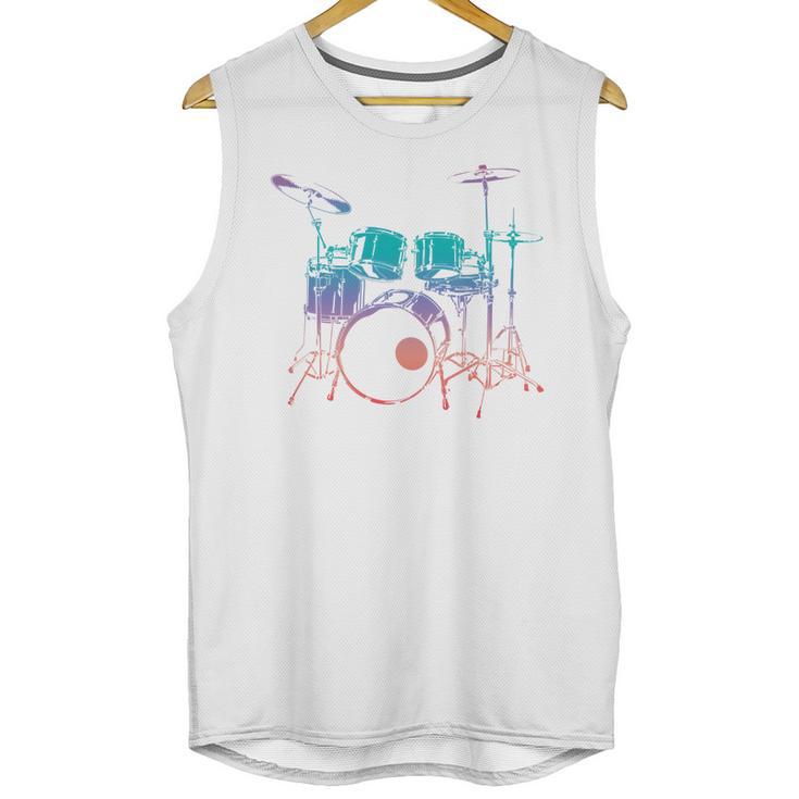 Drum Kit Drummer Graphic Unisex Tank Top