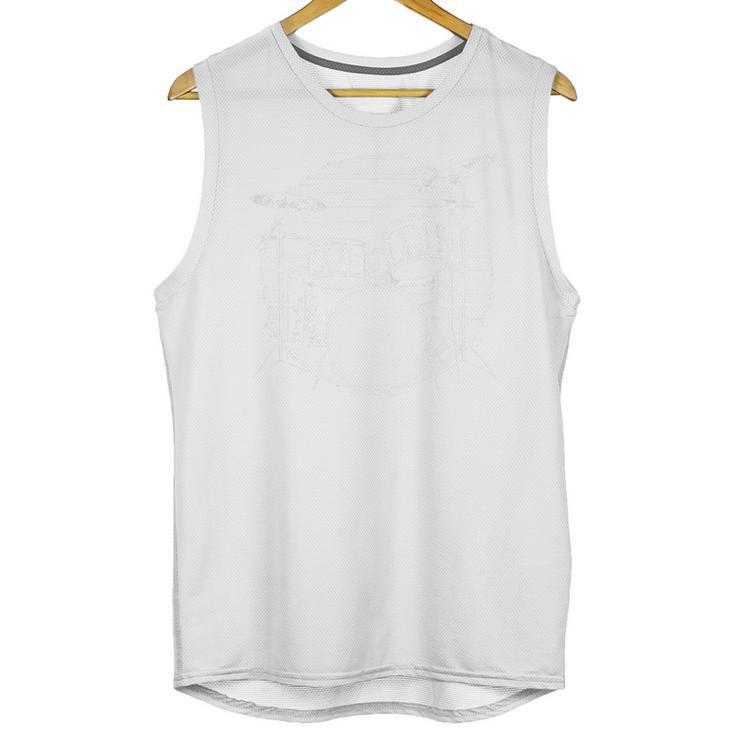 Drum Kit Drums Premium Tri-Blend Unisex Tank Top