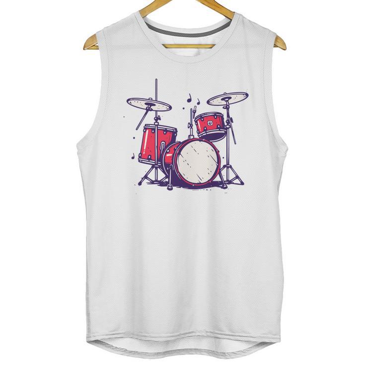 Drum Kit Electronic Drums Sweatshirt Unisex Tank Top