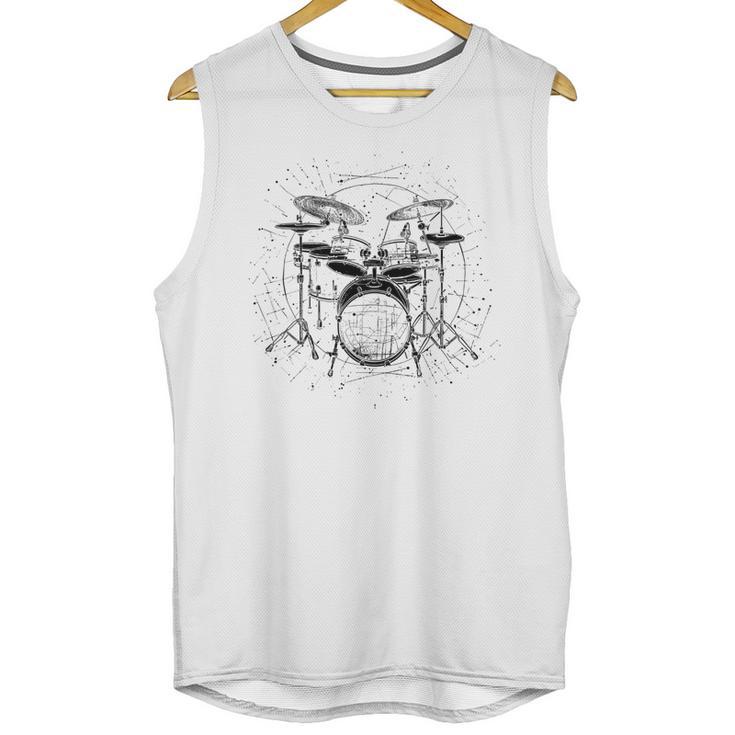 Drum Kit Unisex Tank Top