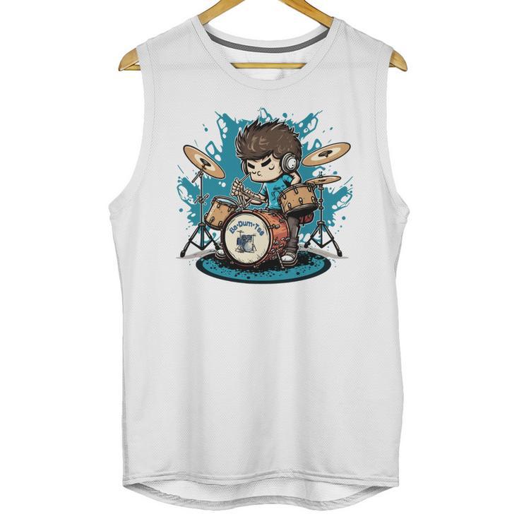 Drum Set Drumming Drummers Drum Kits Music Unisex Tank Top