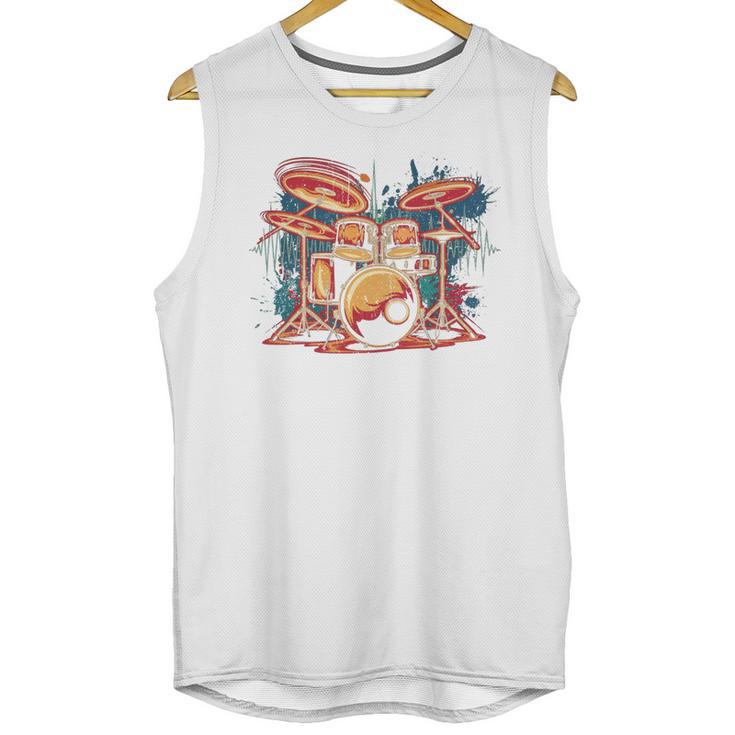 Dynamic Drum Kit For Drummers And Rock Music Lovers Sweatshirt Unisex Tank Top