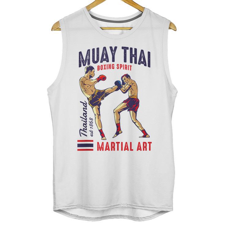 Muay Thai Boxing Spirit Martial Art Unisex Tank Top