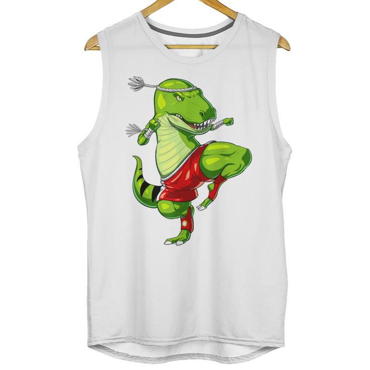 T-Rex Dinosaur Muay Thai Boxing Karate Martial Arts Kung Fu Unisex Tank Top