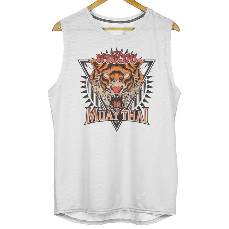 Tigar Muay Thai MMA Vintage Kickboxing Training Unisex Tank Top