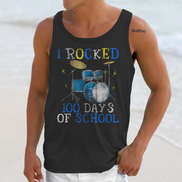 100th Day Of SchoolShirt Happy 100 Days Drum Kit Music Unisex Tank Top 100th Day Of SchoolShirt Happy 100 Days Drum Kit Music Unisex Tank Top