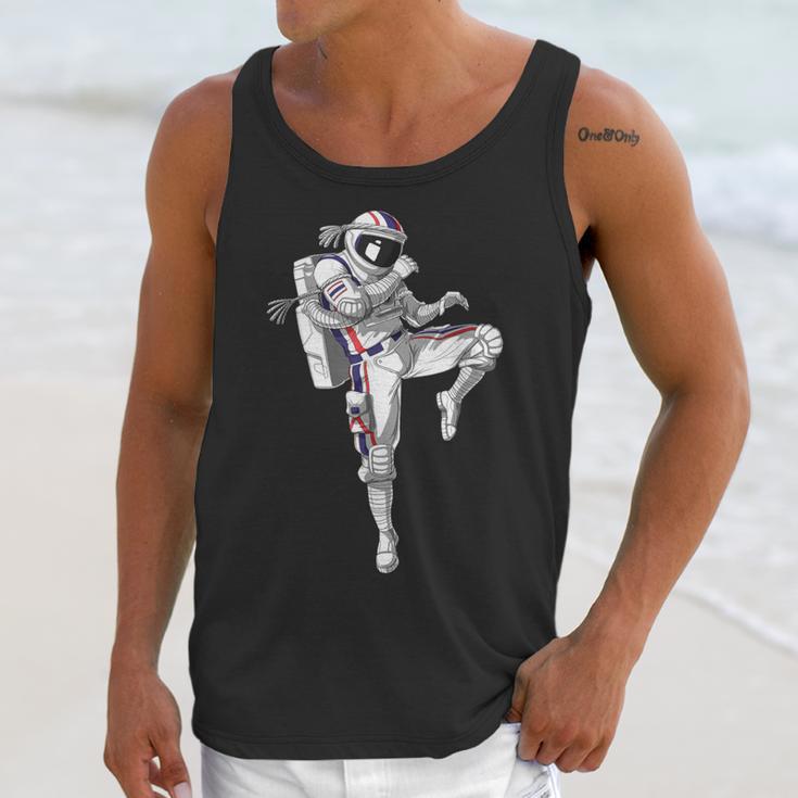 Astronaut Muay Thai Boxing Karate Kickboxing Martial Arts Unisex Tank Top
