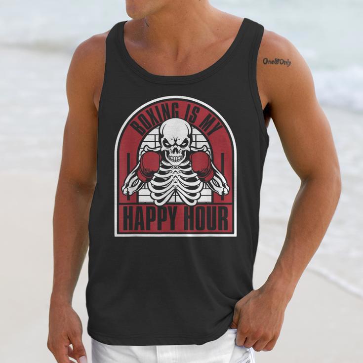 Boxing Is My Happy Hour Muay Thai Kickboxer Fan Boxing Unisex Tank Top Boxing Is My Happy Hour Muay Thai Kickboxer Fan Boxing Unisex Tank Top
