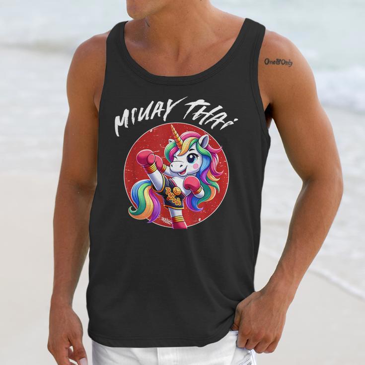 Cute Thai Boxing And Muay Thai Unicorn Unisex Tank Top Cute Thai Boxing And Muay Thai Unicorn Unisex Tank Top