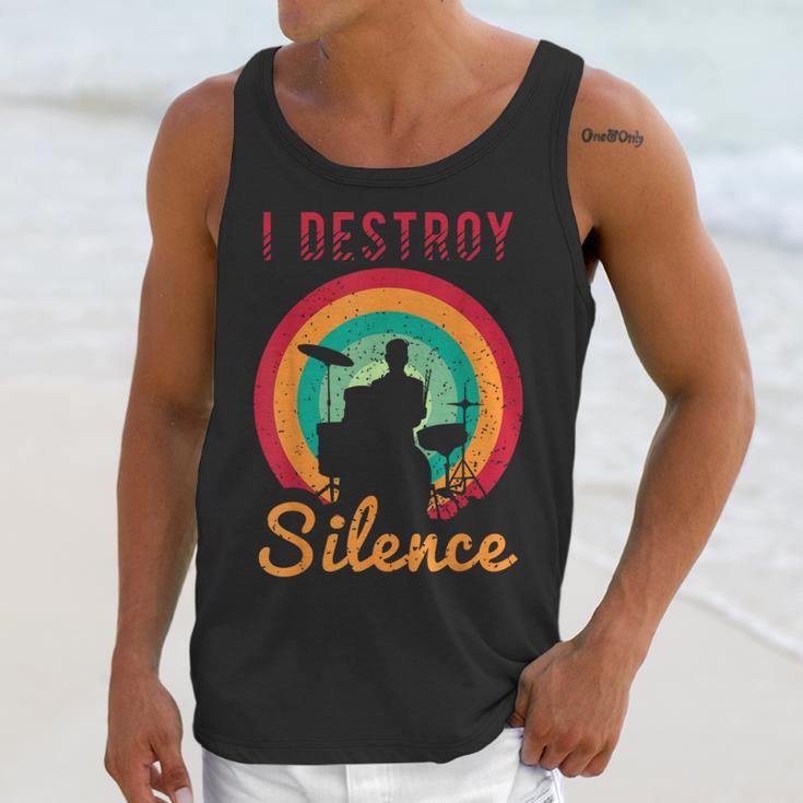 Drum Kit Tshirt For a Drummer With Percussion Instruments Unisex Tank Top Drum Kit Tshirt For a Drummer With Percussion Instruments Unisex Tank Top