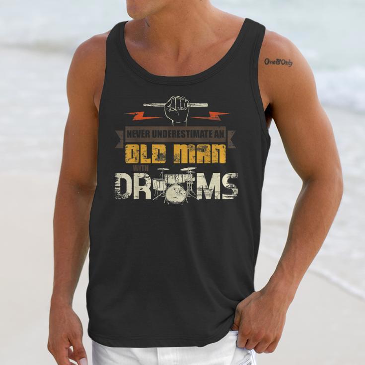 Drummer Drummer Pensioner Drum Kit Unisex Tank Top Drummer Drummer Pensioner Drum Kit Unisex Tank Top
