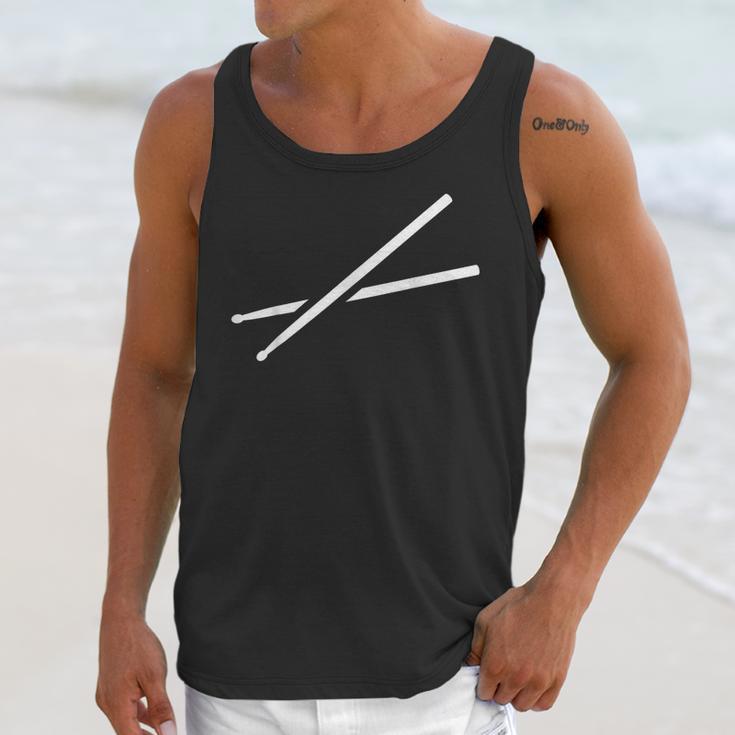 Drumsticks Drum Kit Unisex Tank Top Drumsticks Drum Kit Unisex Tank Top