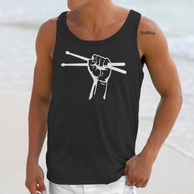 Drumsticks Hand Drum Kit Drummer Unisex Tank Top Drumsticks Hand Drum Kit Drummer Unisex Tank Top