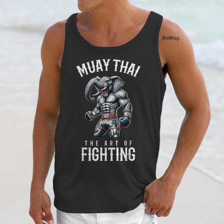 Elephant Muay Thai Kickboxing And Elephant Thai Boxing Unisex Tank Top Elephant Muay Thai Kickboxing And Elephant Thai Boxing Unisex Tank Top