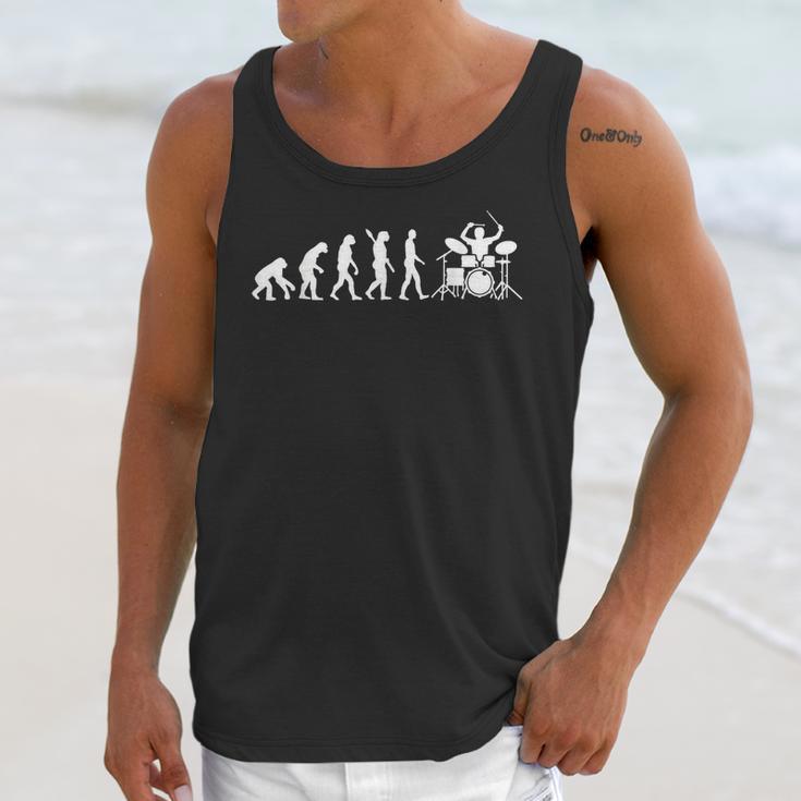 Evolution Drum Kit Unisex Tank Top Evolution Drum Kit Unisex Tank Top