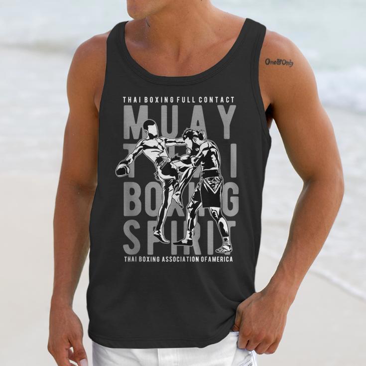 Full Contact Thai Boxing Association Of America Muay Thai Unisex Tank Top Full Contact Thai Boxing Association Of America Muay Thai Unisex Tank Top