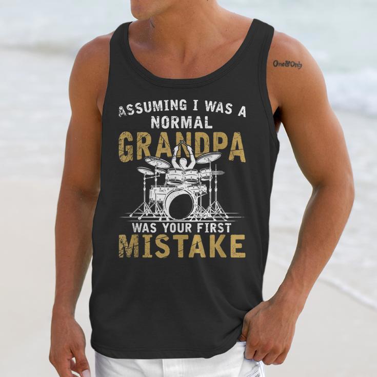 Grandpa Drummer Father's Day Drum Kit Unisex Tank Top Grandpa Drummer Father's Day Drum Kit Unisex Tank Top