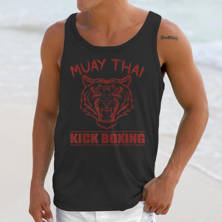 Great Muay Thai Tiger Kickboxing Martial Artist Unisex Tank Top