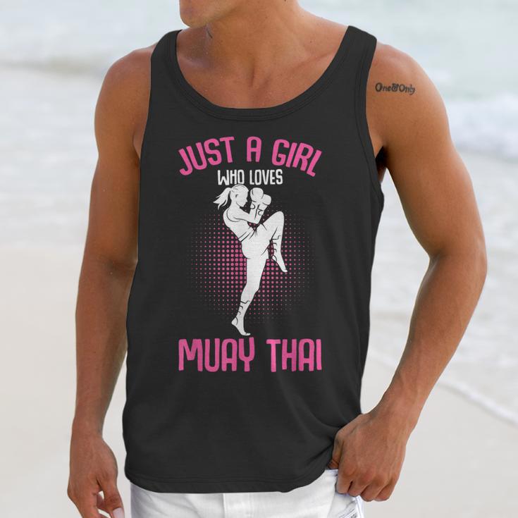 Just a Girl Who Loves Muay Thai Kids Girls Unisex Tank Top Just a Girl Who Loves Muay Thai Kids Girls Unisex Tank Top