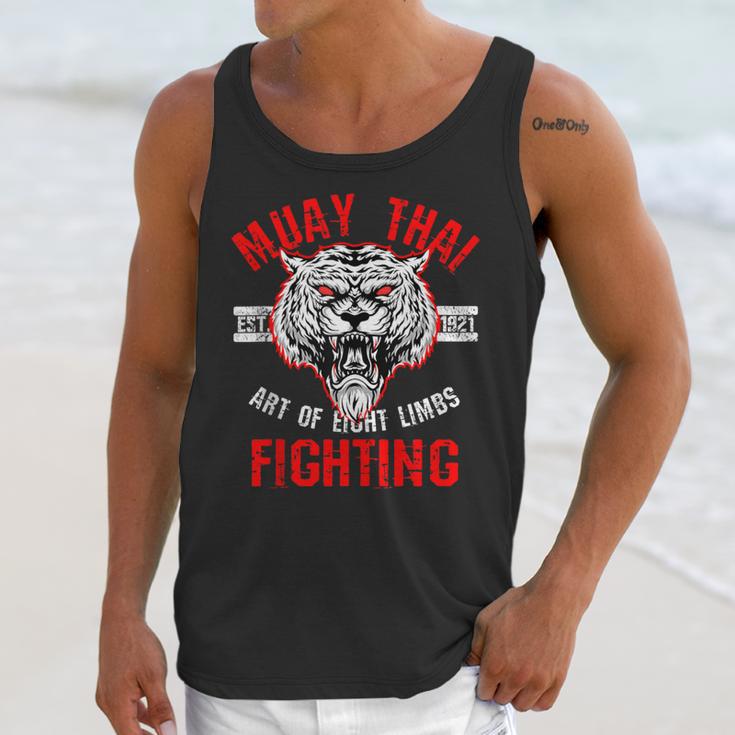 Muay Thai Art Of Eight Limbs Sak Yant Thai Boxing MMA Arts Unisex Tank Top