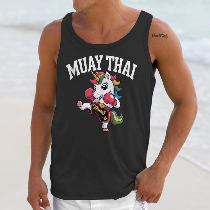 Muay Thai Art For Girls Kids Women Mixed Martial Arts Unisex Tank Top