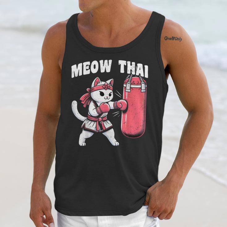 Muay Thai Cat Meow Thai Women Neko Costume Muay Thai Unisex Tank Top