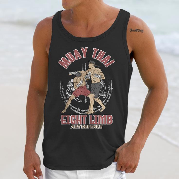 Muay Thai Eight Limb Art Defence Unisex Tank Top