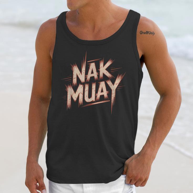 Muay Thai Fighter Nak Identity Training Practitioner Proud Unisex Tank Top