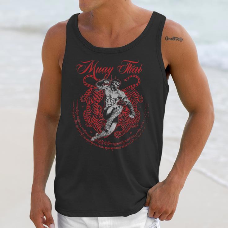 Muay Thai Kickboxing Martial Art Fighter Thai Boxing Unisex Tank Top Muay Thai Kickboxing Martial Art Fighter Thai Boxing Unisex Tank Top