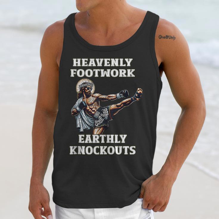 Muay Thai Lord Jesus Kickboxing Christian Unisex Tank Top