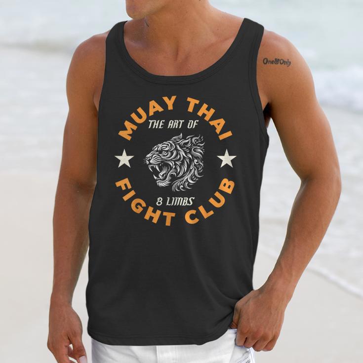 Muay Thai MMA Fight Tattoo Tiger Art Of 8 Limbs Kickboxing Unisex Tank Top