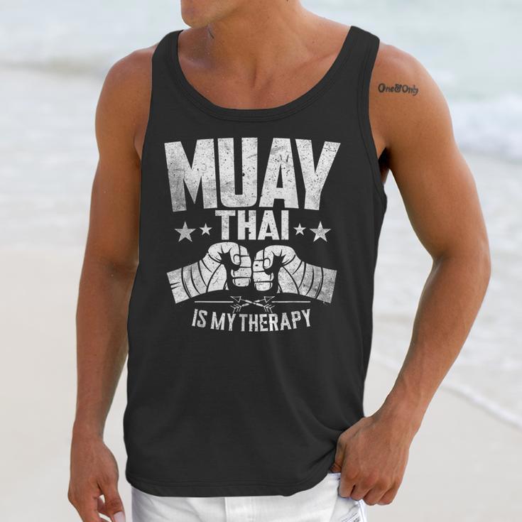 Muay Thai Is My Therapy Muay Thai Lovers Muay Thai Unisex Tank Top Muay Thai Is My Therapy Muay Thai Lovers Muay Thai Unisex Tank Top