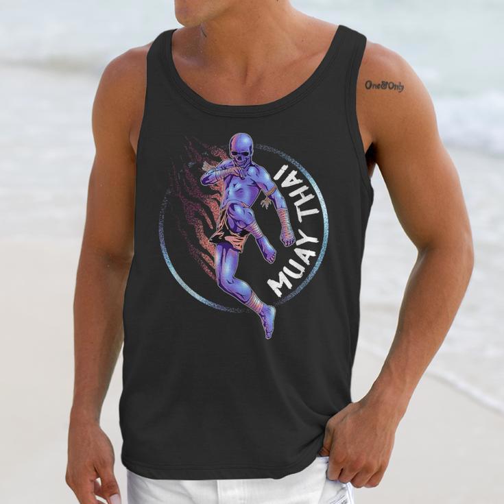 Muay Thai Skeleton Unisex Tank Top Muay Thai Skeleton Unisex Tank Top