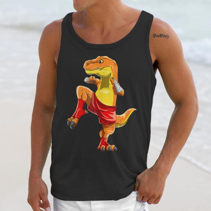 Muay Thai T-Rex Thai Boxing Unisex Tank Top