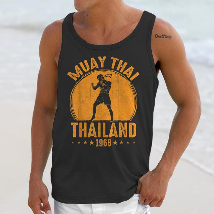 Muay Thai Thailand 1968 Slogan Sport Unisex Tank Top Muay Thai Thailand 1968 Slogan Sport Unisex Tank Top