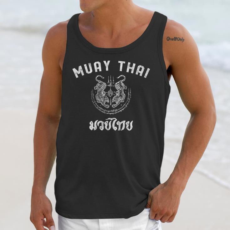 Muay Thai Twin Tiger Kickboxing MMA T-Shirt Unisex Tank Top Muay Thai Twin Tiger Kickboxing MMA T-Shirt Unisex Tank Top