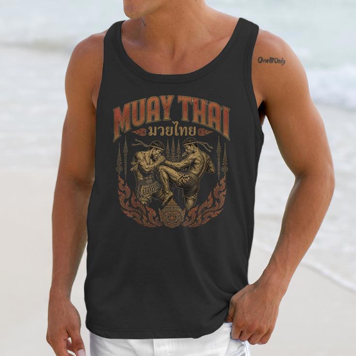 Muay Thai Vintage Thai Boxing Warrior Art Of 8 Limbs Unisex Tank Top Muay Thai Vintage Thai Boxing Warrior Art Of 8 Limbs Unisex Tank Top
