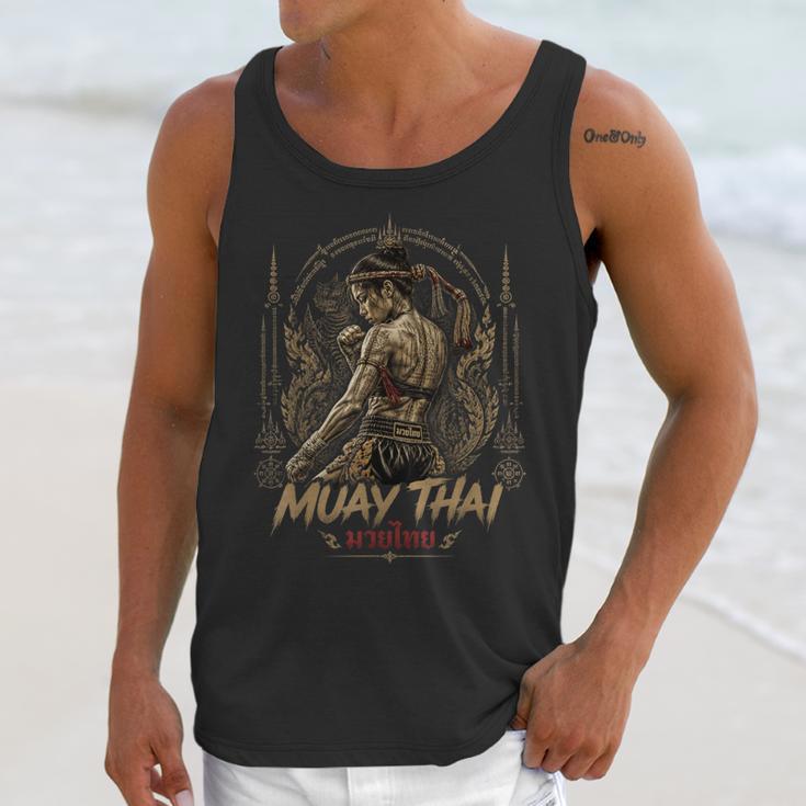 Old School Muay Thai Student Thai Boxing Fighter Unisex Tank Top Old School Muay Thai Student Thai Boxing Fighter Unisex Tank Top