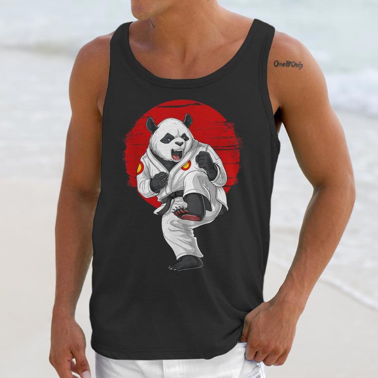Panda Bear Karate Kickboxing Muay Thai Martial Arts Unisex Tank Top