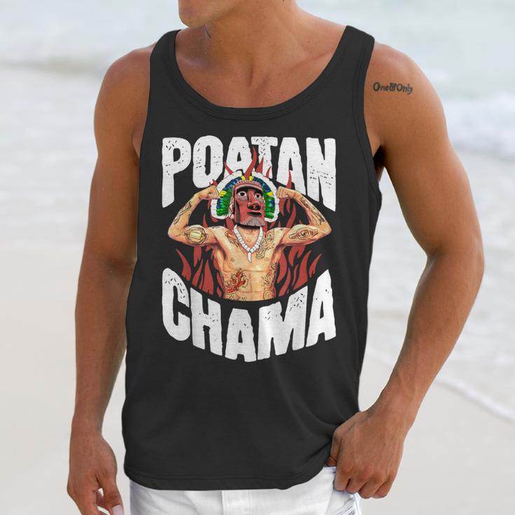 POATAN CHAMA MMA Fan JJB Boxing Muay Thai Kickboxing Unisex Tank Top