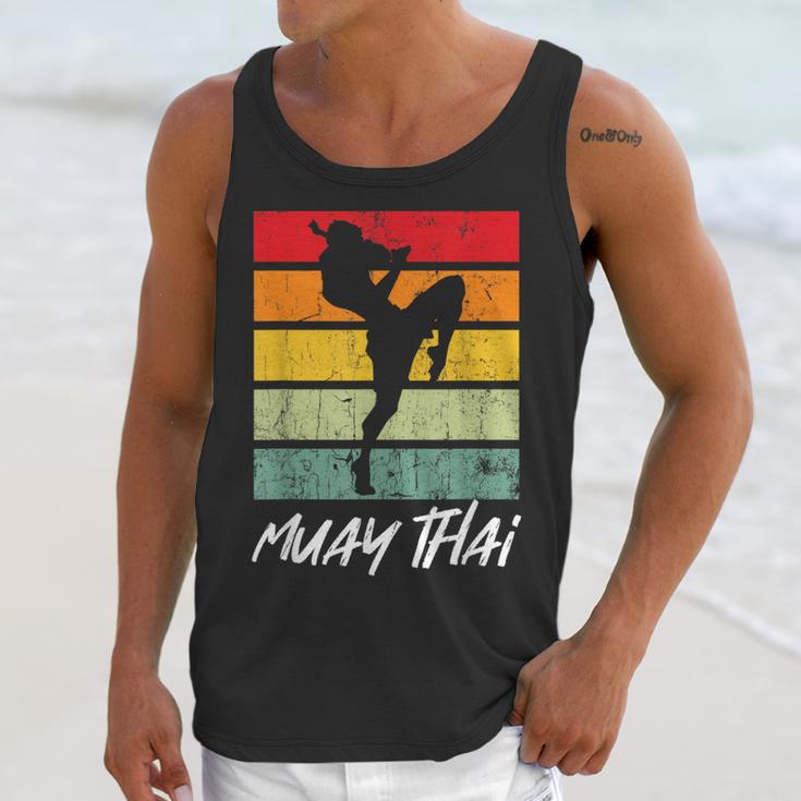 Retro Muay Thai Vintage MMA Martial Arts Thailand Boxing Unisex Tank Top