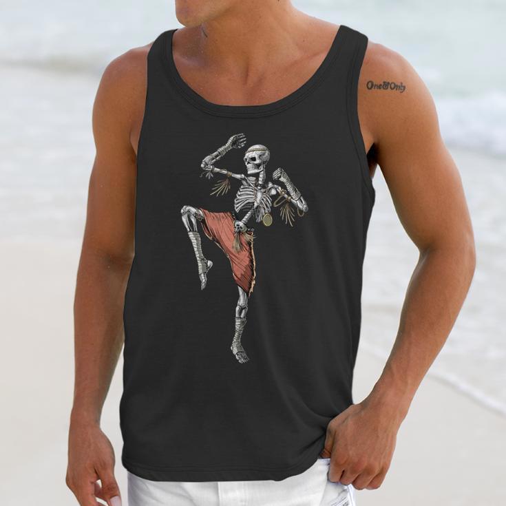 Skeleton Muay Thai Boxing Karate Kickboxing Martial Arts Unisex Tank Top
