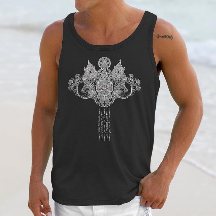 Thai Sak Yant Tattoo Muay Thai Art Unisex Tank Top