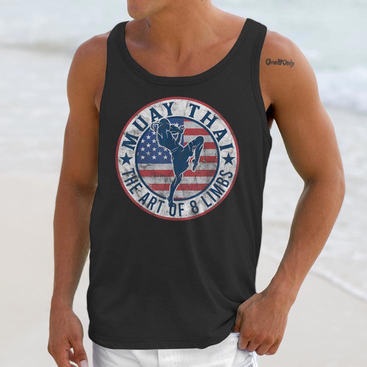 Vintage Muay Thai Karate Boxing Mixed Martial Arts Unisex Tank Top