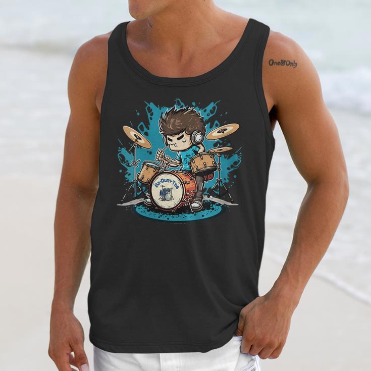 Women's Drum Set Drumming Drummers Drum Kits Music Unisex Tank Top Women's Drum Set Drumming Drummers Drum Kits Music Unisex Tank Top
