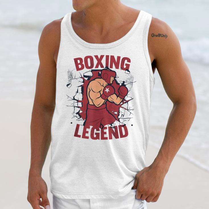 Boxing Legend Professional Boxer Muay Thai Boxing Unisex Tank Top