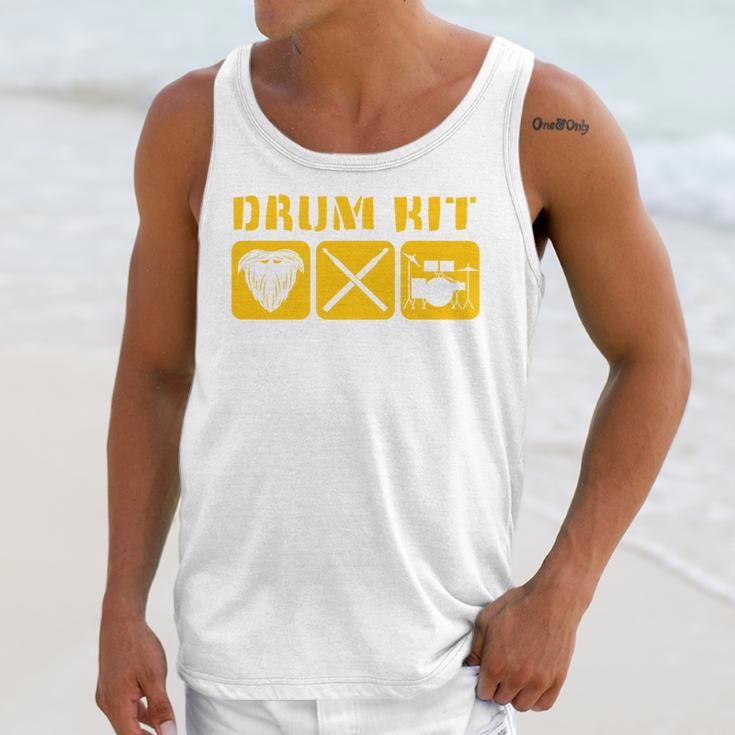 Drum Kit Band Drumming Drumsticks Musical Drums Unisex Tank Top