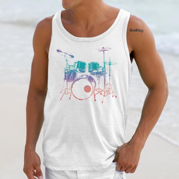 Drum Kit Drummer Graphic Unisex Tank Top Drum Kit Drummer Graphic Unisex Tank Top