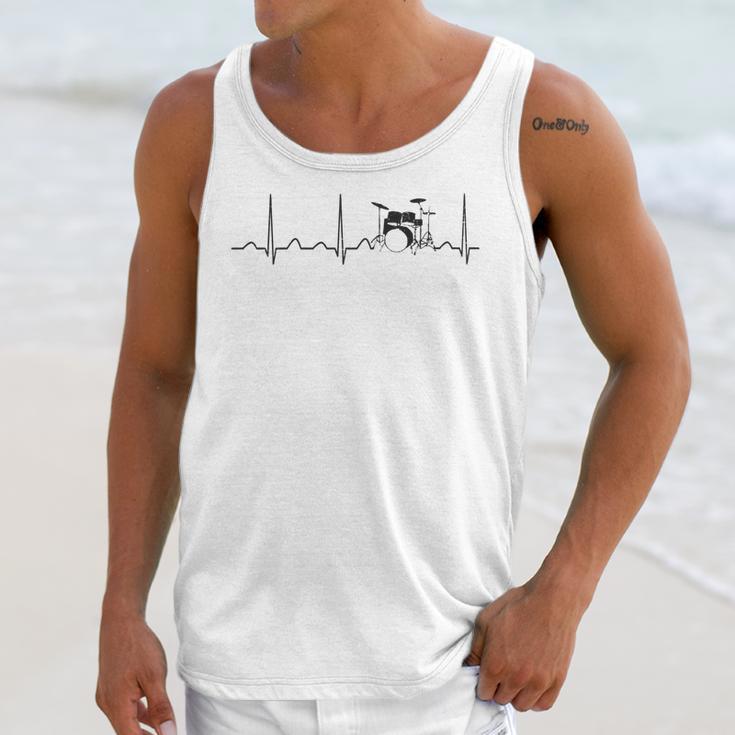 Drum Kit Set Drummer Sweatshirt Unisex Tank Top