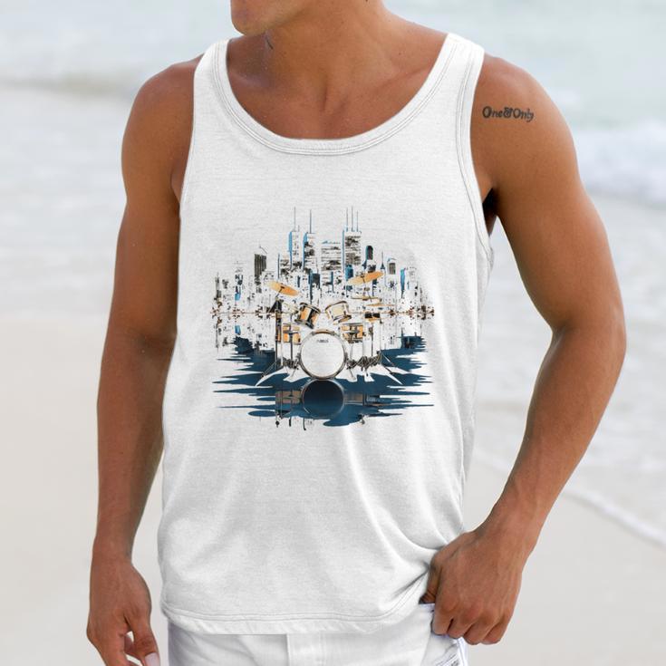 Drumset Drum Kit Music Drummer Drumming Unisex Tank Top Drumset Drum Kit Music Drummer Drumming Unisex Tank Top